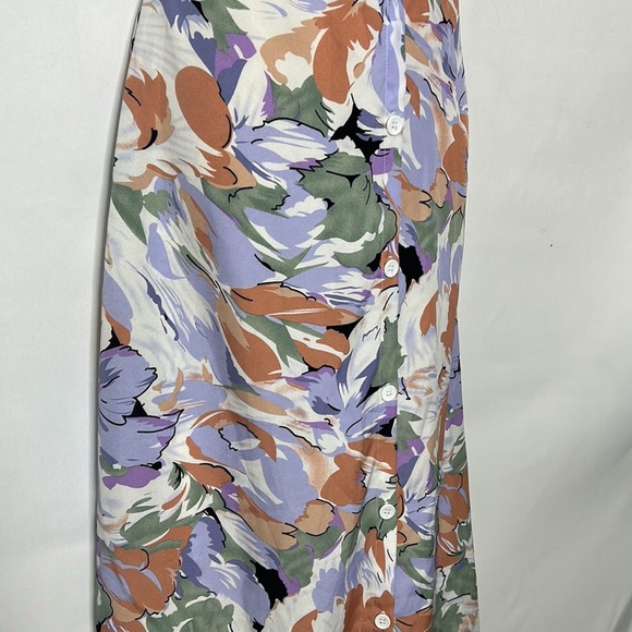 Purple and Pink Flutter Sleeve Maxi Sundress - Picture 5 of 11